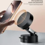 Double Sided Suction Cup Magnetic Phone Holder Lazy Multi-functional Foldable Storage Holder Vacuum Suction Phone Holder - Image 5