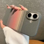 Funda de lujo con textura de fibra de carbono kevlar para iPhone 16, 15, 14, 13, 12 Pro Max, funda de teléfono ultrafina y ligera de fibra de aramida de carbono - Image 5
