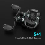 KastKing Brutus Baitcasting Reel Magnetic Braking System 7.2:1 Gear Ratio 5+1 Ball Bearings 8KG Max Drag Fishing Coil - Image 5