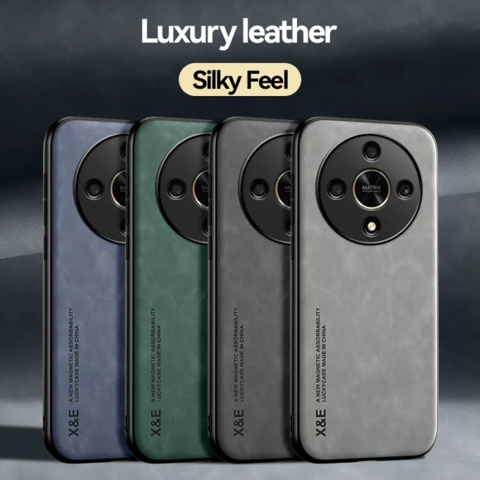 KEYSION Luxury Retro Leather Case for HONOR X9b 5G X9A 5G Soft Silicone Shockproof Phone Back Cover for Huawei Magic 6 5 Lite 5G - Image 6