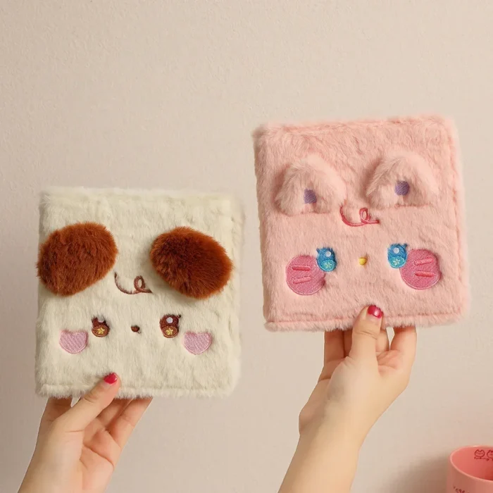 Cartoon A7 Kpop Binder Photocard Holder Plush Rabbit Photo Album Idol Photocards Collect Book Kawaii Student School Stationery - Image 2