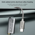 KEYSION ES9318 DSD256 HIFI DAC Headphone Amplifier USB Type C to 3.5mm Audio Adapter 32bit 384kHz Decoder for iPhone 15 Pro Max - Image 5