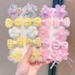 Princess Super Fairy Bow Hairpin, Flower Hairpin, Children's Hair Accessory, Baby Bangs Clip - Image 2