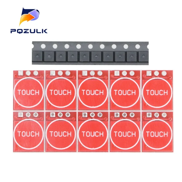 10PCS TTP223 Touch Button Module Self-Locking/No-Locking Capacitive Switch Single Channel Modifies Sensor - Image 2