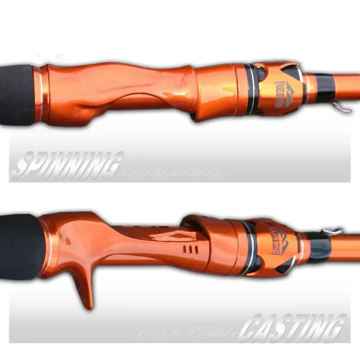 BAKAWA Casting Spinning Fishing Rods 1.8M 2.1M 4 Section UltraLight Travel Portable Lure Feeder Pole Pesca EVA Handle Tackle - Image 4