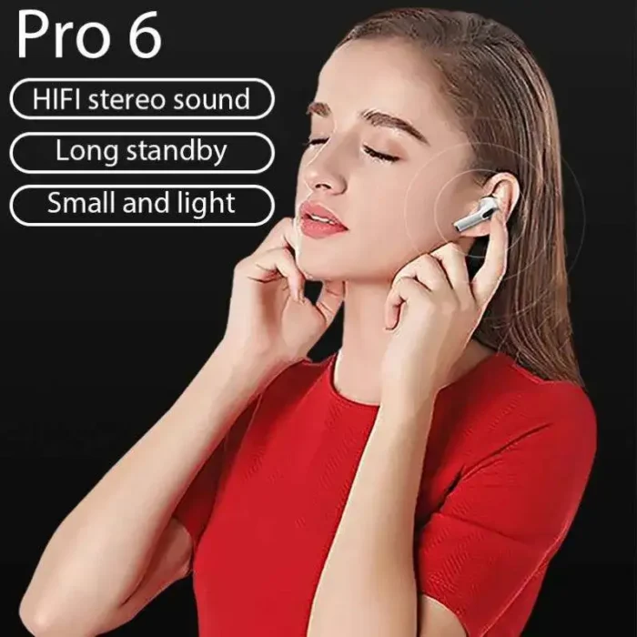 Original For BOSEbye Air Pro 6 Earphone TWS 9D HIFI Headset Bluetooth Music Earbuds For IPhone Android Wireless Pods Headphones - Image 4