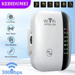 300Mbps Wireless WIFI Repeater 24G WiFi Signal Extender Wireless WiFi Amplifier 802.11N Long Range WiFi Booster for PC Laptop TV