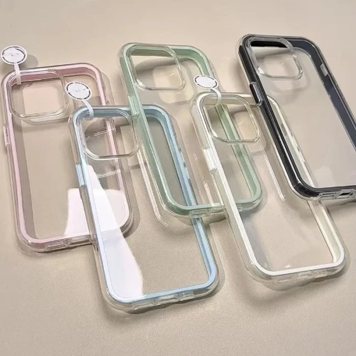 For Redmi Note 14 13 11 Pro Plus 12 Turbo Pro 11S Pro+ 5G 4G Phone Case Simple Solid Color Border Couple Candy Color Soft Cover - Image 6