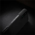 Business Leather Iron on Nylon Fabric Case For iPhone 16 15 14 13 12 Pro Max Plus Borderless Breathable Matte Shockproof Cover - Image 5