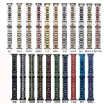 Correa de Metal de Color titanio de lujo para Apple Watch Ultra 2 Band 49mm 45mm 44mm 41mm pulsera de acero inoxidable Iwatch 9 8 7 6 5 SE - Image 2