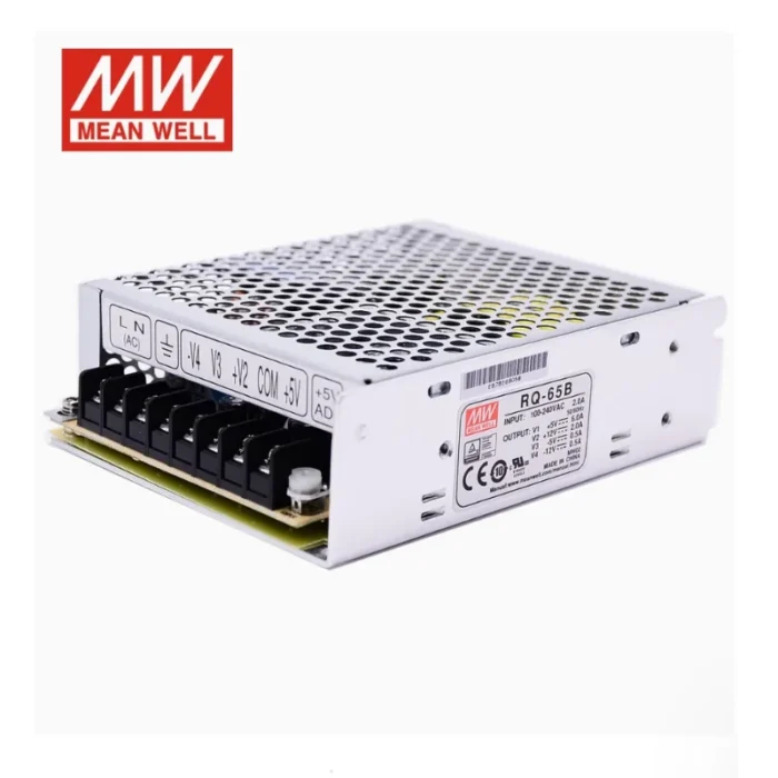MEAN WELL RQ-65D 5V4A+12V1.5A+24V1A-12V0.5A four-way switching power supply 68W four groups - Image 4