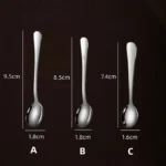 5pcs Quality Stainless Steel Mini Spoon Rust Prevention Ice Cream Coffee Tea Spoons Salt Spoon Kitchen - Image 6