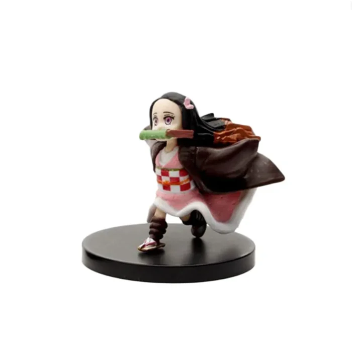 5 Pcs/Set Cute Anime Demon Slayer Kamado Nezuko Action Figures PVC Model Collection Kid Gift Toy - Image 4