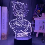 Anime Vegeta Cartoon 3D Led Light Anime Figure Night Light Dragon Ball Z King Childhood Son Goku GK Desk Lamp Decor Gift - Image 6