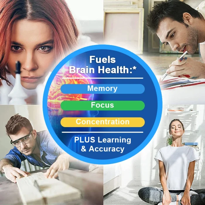 Nootropic Brainpower & Memory Supplement Vitamin B6 & B12 for Improve Intelligence & Focus & Cognitive Clarity Brain Booster - Image 5