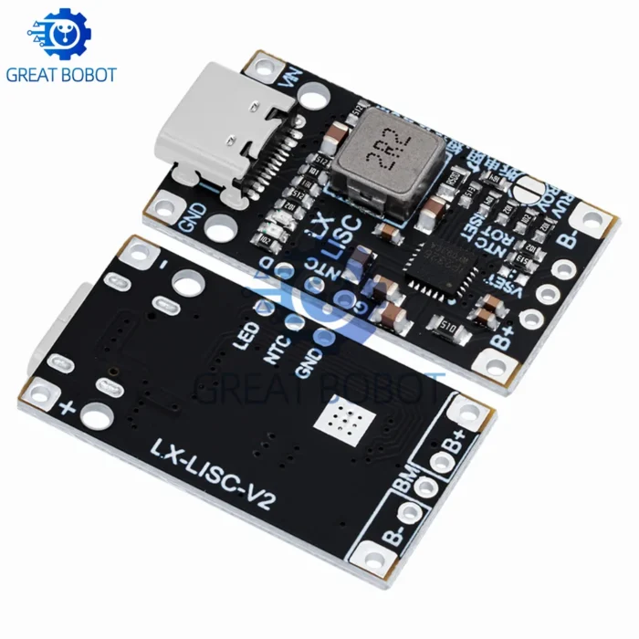 BS Type-C USB 2-3S BMS 15W 8.4V 12.6V 1.5A Lithium Battery Charging Module With Balanced Support Fast Charge With Indicator - Image 5