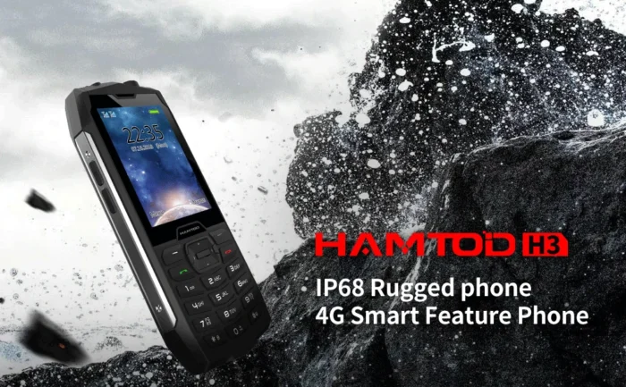 HAMTOD H3 Rugged Phone 2.8 inch HD Screen Quad-core 2000mAh Battery 0.3MP Camera 4G VoLTE - Image 2