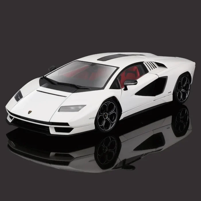 New In Stock Bburago 1:18 Lamborghini Countach LPI800 Sports Car Alloy Miniature Diecast Tatic State Model Lambo Car Custom Toys - Image 2