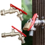Durable With Lock Garden Hose Faucet 1/2 Inch 3/4 Inch Zinc Alloy Lockable Faucet Replacement Garden Tools Thread Water Tap - Image 4