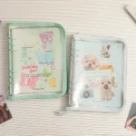 Kawaii A5 Zipper Binder Collect Book PVC Refill Organizer DIY Journal Dairy Transparent Kpop Idol Photo Album Holder Stationery - Image 4