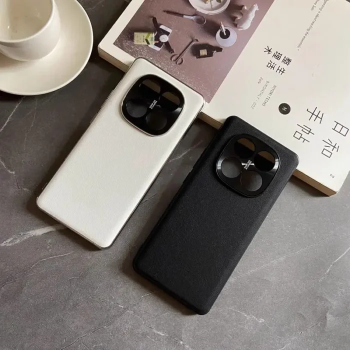 Case For Redmi Note 14 Pro 5G POCO X7 Luxury Leather Metal Camera Protection Back Cover For Redmi Note 14 Pro+ Shockproof Bumper - Image 5
