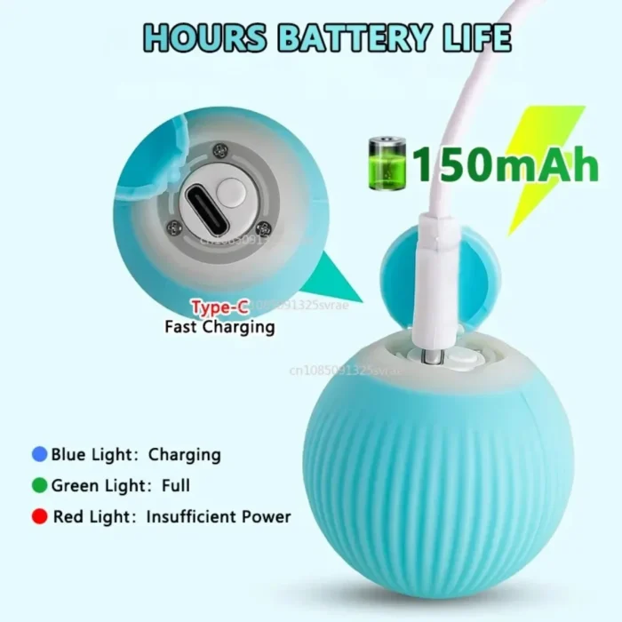 Cat Toys Interactive Smart Ball Gatos Indoor Automatic Rolling Magic Ball Electronic Interactive Cat Toy Cat Game Accessories - Image 3