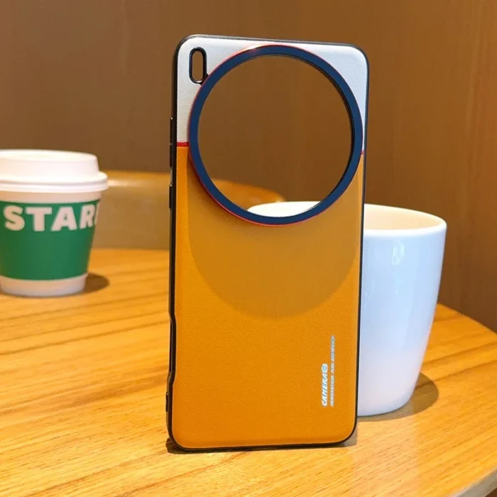 Double Pigment Leather Lens Raised Protective Lens Case For VIVO X200 Ultra X200s X200 Pro X100s X100 Camera Protection Cover - Image 3