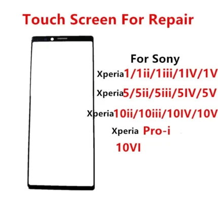 Outer Screen For Sony Xperia Pro i IV 1 iii 5 ii 10 VI IV V Front Touch Panel LCD Display Glass Cover Repair Replace Parts