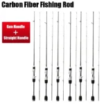 Small Bait Finesse System UL Spinning Casting Fishing Rod Carbon Fiber Ultralight 2 Pieces 1.68-1.8m 1-8g For Trout Fishing Rod - Image 4