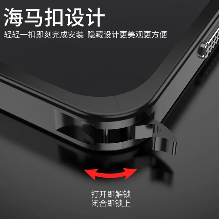 For Redmi Turbo 4 pro Metal Frame Cooling Case Lens Cover Bare machine sensation Ultra-Thin Heat Dissipation Shell - Image 3