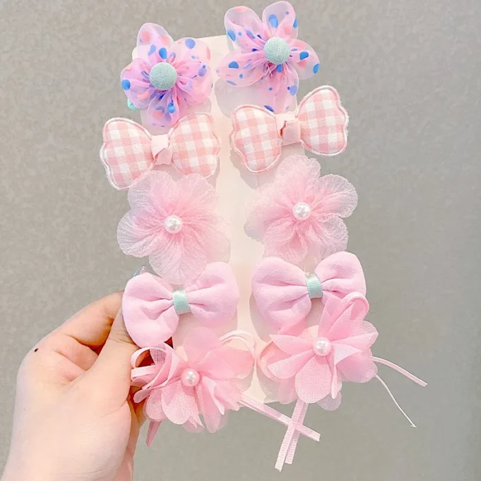 Princess Super Fairy Bow Hairpin, Flower Hairpin, Children's Hair Accessory, Baby Bangs Clip - Image 5