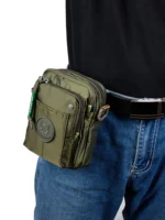 Volunteer Crossbody Bags for Men Fashion Waterproof Phone Oxford Cloth Casual Small Messenger Men's Shoulder Sling Bag 1652-11 - Image 4