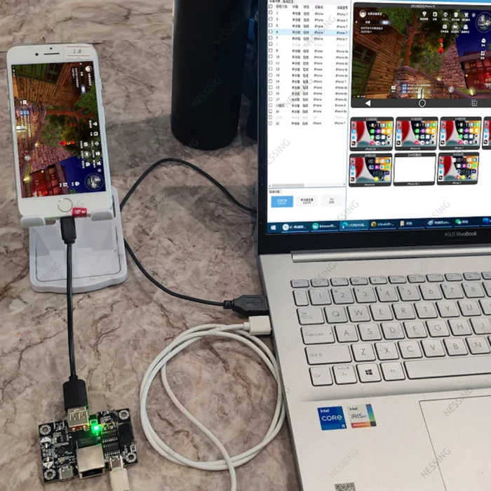 Sync Screen to Computer Controller Auto operation Mirror Screen Control Mirroring Cable Projector Monitor for iPhone phone farm - Image 3