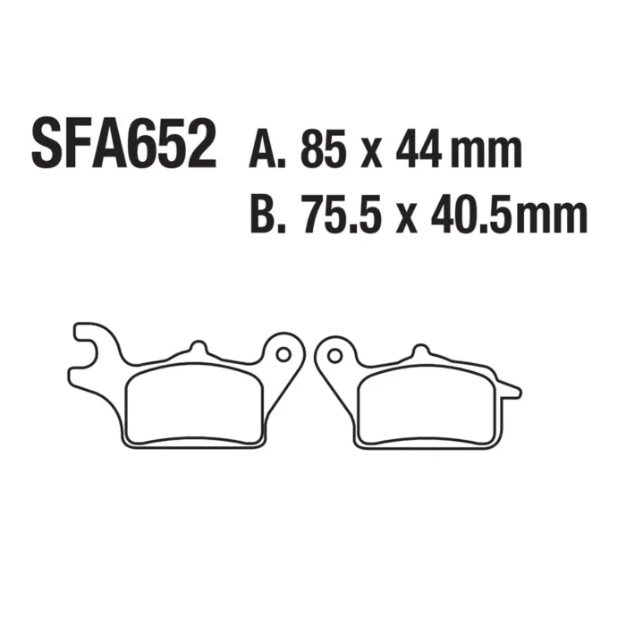 USERX Motorcycle disc brake pad Brakes Front Rear Disc Brake Pads For FA652 suzuki UK110 YAMAHA tricity 125 - Image 3