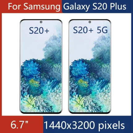 Amoled For Samsung Galaxy S20 Plus LCD Display 6.7" Samsung S20+ G985F/DS G986B Display LCD Touch Screen for samsung s20 Plus 5G