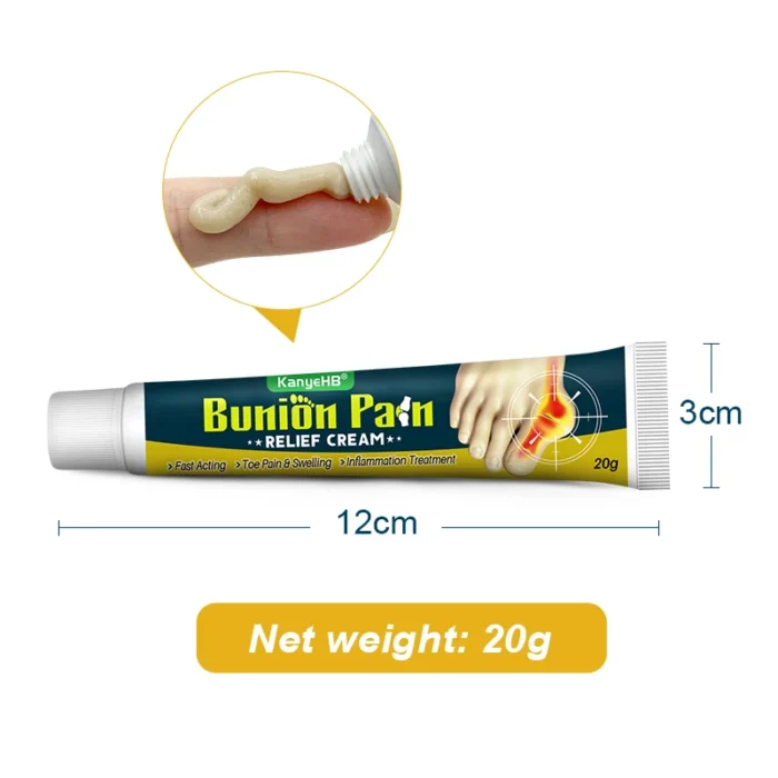 1Pcs Bunion Gout Pain Relief Ointment Toe Joint Pain Hallux Valgus Corrector Knee Lumbar Back Pain Treatment Herbal Cream G049 - Image 6