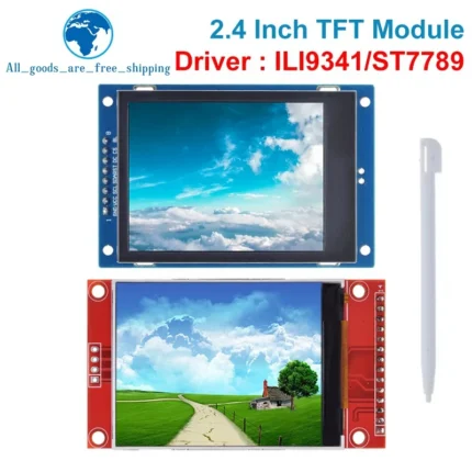 2.4 inch 240x320 SPI TFT LCD Serial Port Module 5V/3.3V Micro SD Card ILI9341 / ST7789V LCD Display With Touch / NO Touch