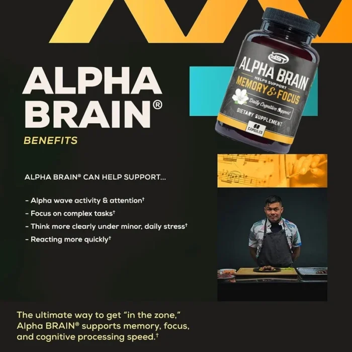 Alpha Brain60 high-quality puzzle brain supplements - focus, concentration, and memory - Alpha GPC,L-theanine, and fake purslane - Image 4