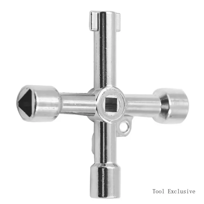 Multi-Specification Cross-Shaped Electric Control Cabinet Triangle Key Wrench Elevator Water Meter Valve Double-Sided Wrench - Image 6