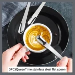 Espresso Spoon Stainless Steel Appetizer Spoon Demitasse Spoons Tableware Dessert Spoon For Parties Catering Coffee Shops - Image 2