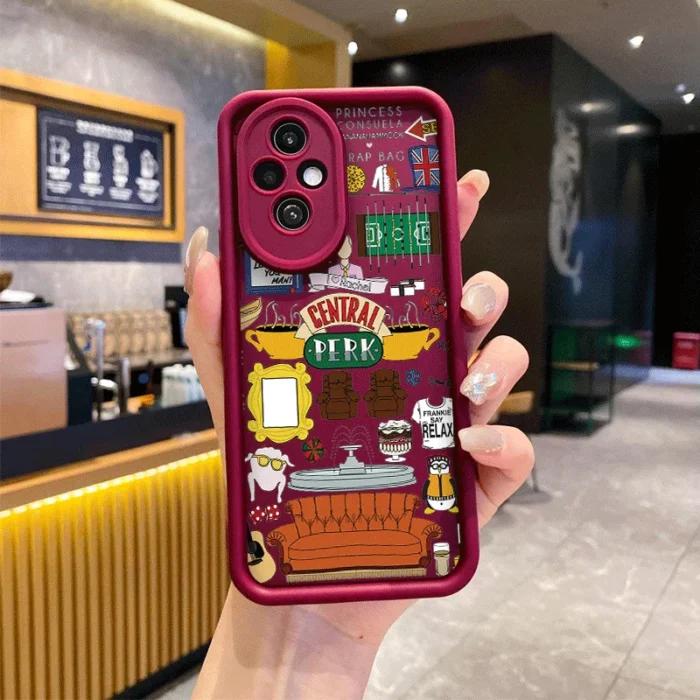 Divertida funda de teléfono Central Perk Coffee Friends para Honor Huawei 200 90 Lite Mate 20 Pro Nova 10 SE P20 P30 P40 8X X9 5G funda suave - Image 6