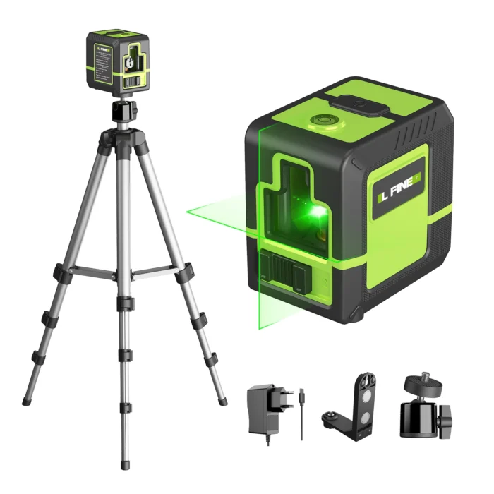 Lfine Laser Level 2 Lines Professional Level Laser Horizontal Vertical Nivel Laser automatic 360°Self-Leveling laser level Tools - Image 1