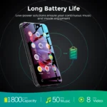TIMMKOO 4.0" Full Touch Screen Mp3 Player Bluetooth Speakers, mp4 Walkman with WiFi, Radio, Mp3 Android up to 512GB - Image 4