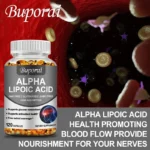 Alpha Lipoic Acid - Relaxes Nerves Pain, for Neurological Health, Supports Antioxidant Health and Sugar Metabolism - Image 6