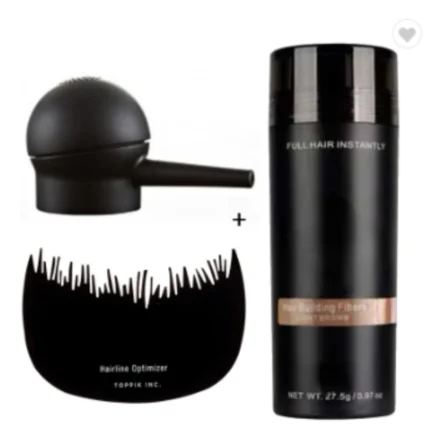 3 unids/set Original fibra de construcción de cabello queratina tópico aplicador de fibra para el crecimiento del cabello Spray engrosamiento extensión producto para la pérdida de cabello