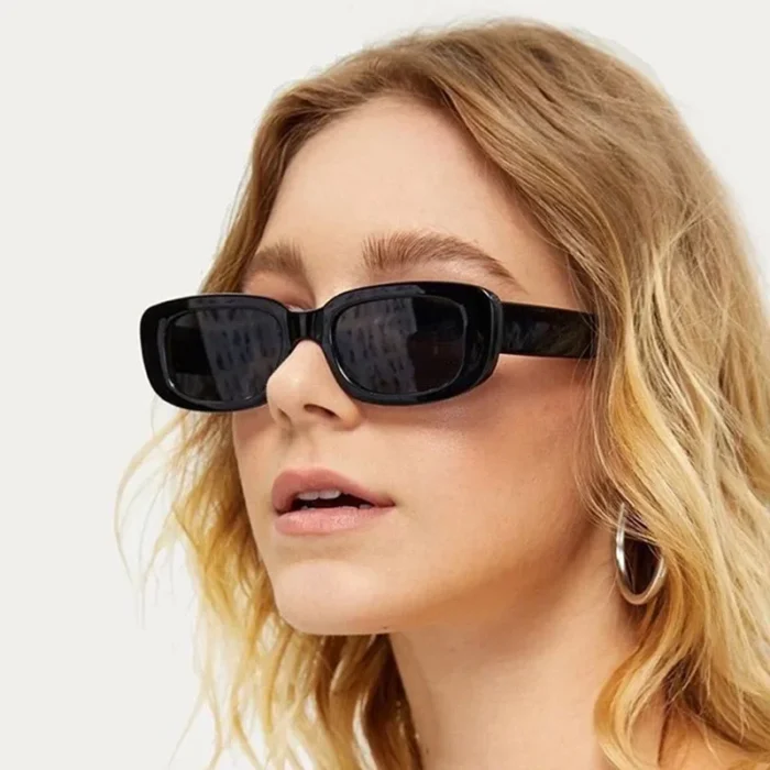 Fashion Sunglasses Classic Retro Square Glasses Women Brand Vintage Travel Small Rectangle Sun Glasses Female Eyewear Anti-Glare - Image 2