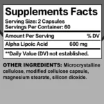 Alpha Lipoic Acid - Relaxes Nerves Pain, for Neurological Health, Supports Antioxidant Health and Sugar Metabolism - Image 2