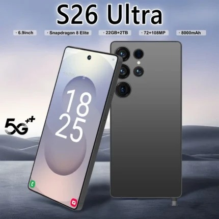 HOT 2025 new S26 Ultra original intelligent 5G dual card dual standby Android 14 system global version 8000mAh battery