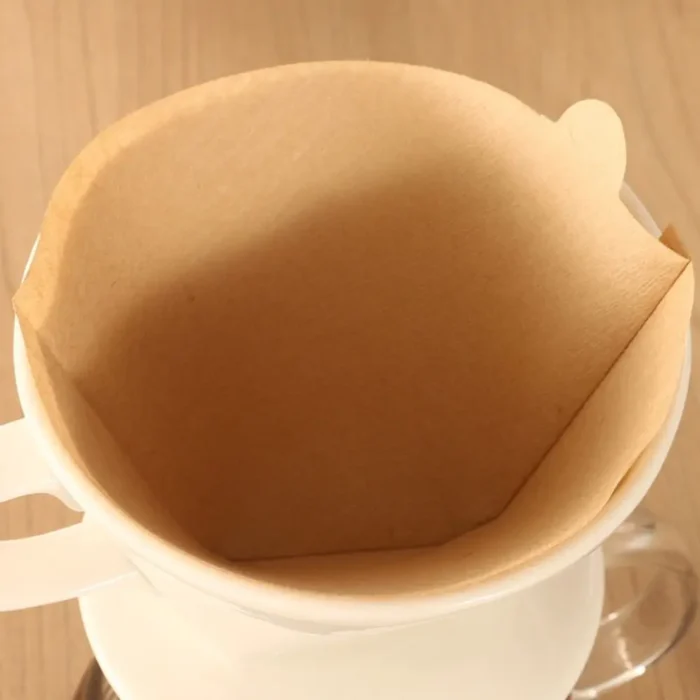 100 Pcs U Shaped Cone Coffee Filter Paper Disposable with Handle Coffee Maker Paper 1-6 Cups Unbleached Coffee Dripper Travel - Image 5