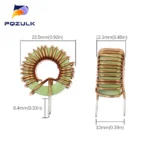 1PCS Toroid core Inductors 10A Winding Magnetic Inductance 47uH Inductor - Image 6